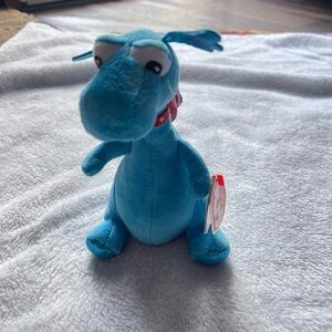 TY Beanie Babies Doc McStuffins Stuffy the dragon 6”